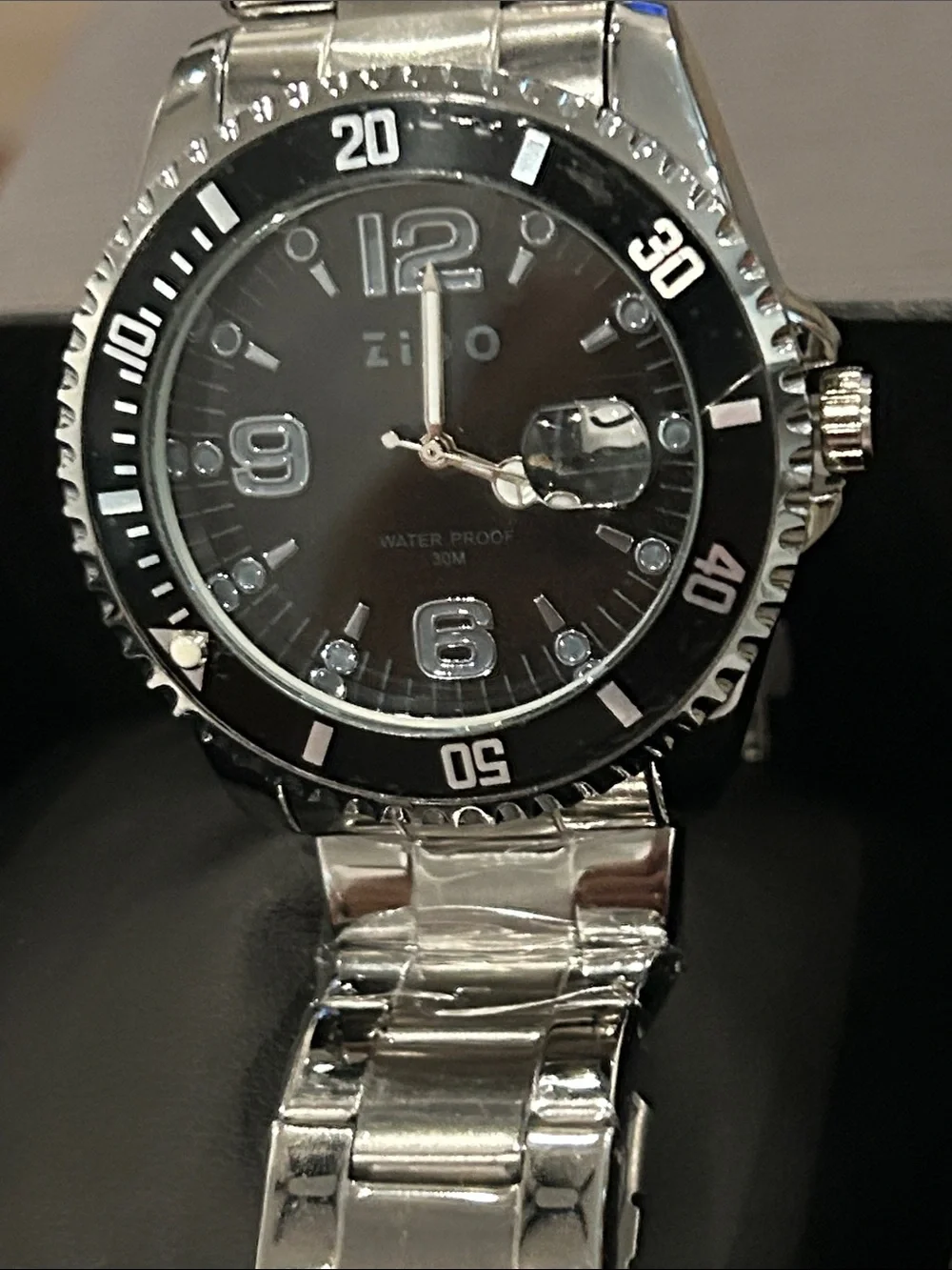 Automatic Stainless Steel Mechanical Watch - Silver